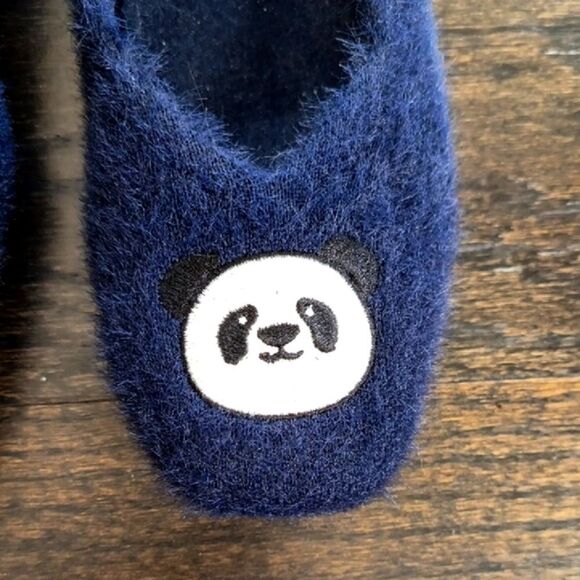 🐼Women's Navy Panda Flats - Picture 4 of 6